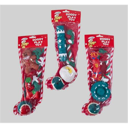 REGENT PRODUCTS Dog Toy Christmas Stocking 66715P